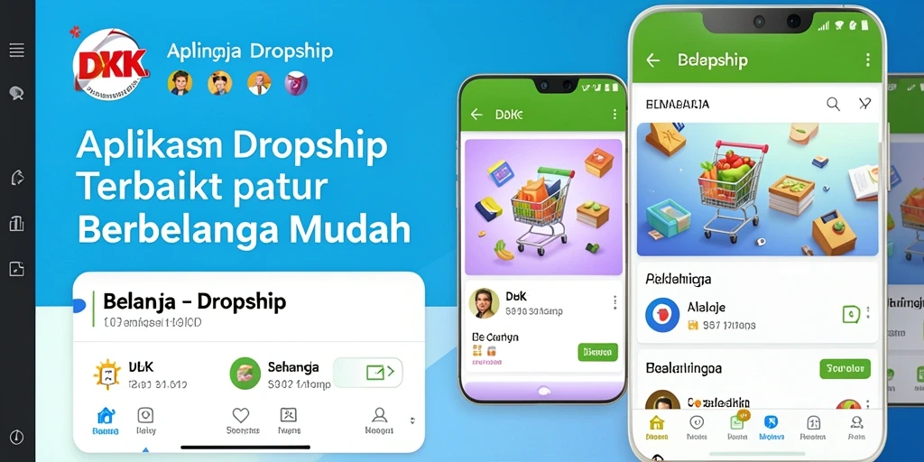 Antarmuka DKK yang memudahkan pengguna dalam berbelanja.