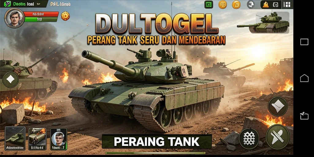 Tampilan antarmuka DULTOGEL yang menarik dan intuitif.