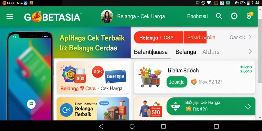 Antarmuka GOBETASIA menampilkan informasi harga produk dengan jelas dan mudah dipahami.