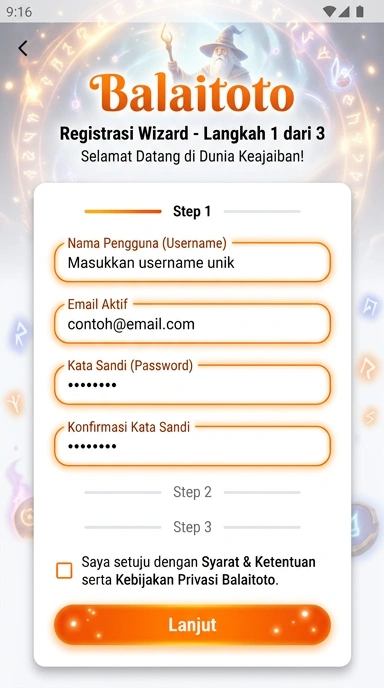 Panduan Registrasi Akun Balaitoto untuk Pengguna Android